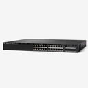 Cisco Catalyst 3650 Switch 24 Gigabit Ethernet PoE+ Ports - 4X1G Uplink - (WS-C3650-24PS-L)
